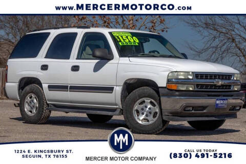 2005 Chevrolet Tahoe for sale at MERCER MOTOR CO in Seguin TX