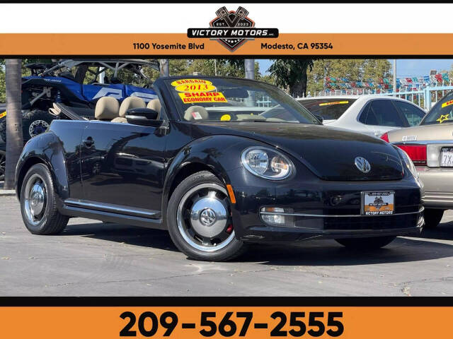 2013 Volkswagen Beetle Convertible for sale at Victory Motors Inc in Modesto, CA