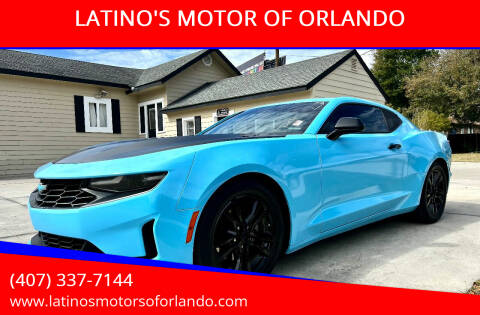 2019 Chevrolet Camaro for sale at LATINO'S MOTOR OF ORLANDO in Orlando FL