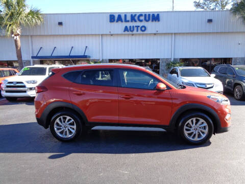2017 Hyundai Tucson for sale at BALKCUM AUTO INC in Wilmington NC