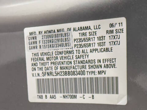 2011 Honda Odyssey LX