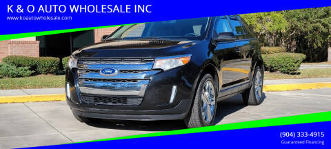 2013 Ford Edge for sale at K & O AUTO WHOLESALE INC in Jacksonville FL