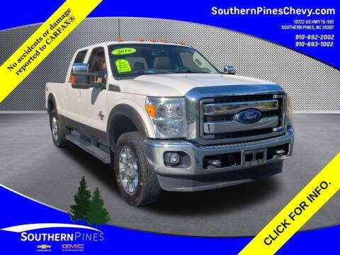 2016 Ford F-250 Super Duty for sale at PHIL SMITH AUTOMOTIVE GROUP - SOUTHERN PINES GM in Southern Pines NC