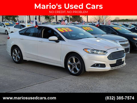 2013 Ford Fusion for sale at Mario's Used Cars in Houston TX