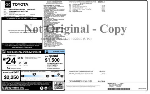 2024 Toyota Grand Highlander Limited