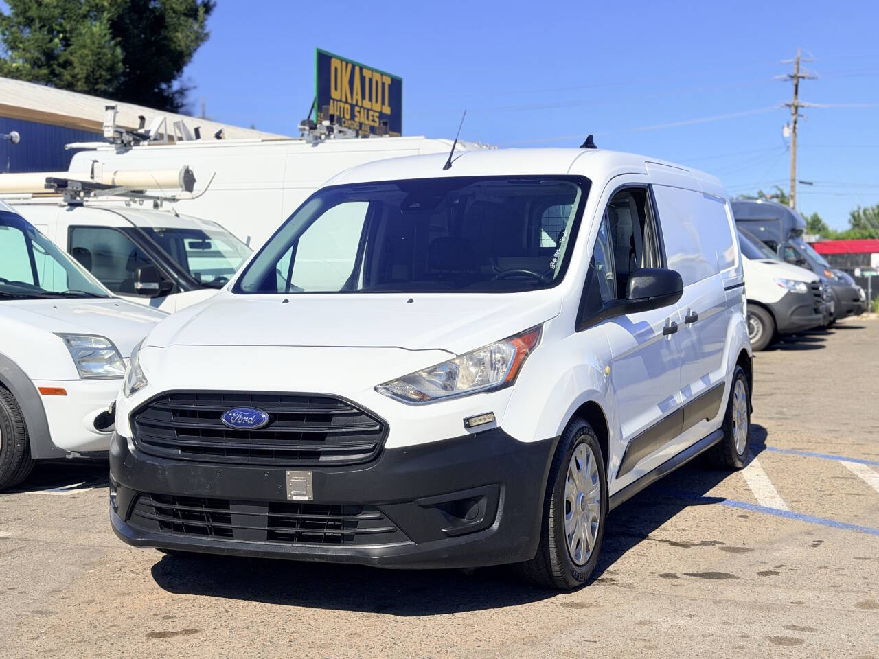 White 2019 Ford Transit Connect XL XL 4dr LWB Cargo Mini-Van w/Rear Cargo Doors 1