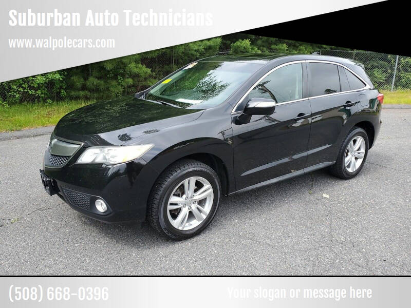 2013 Acura RDX for sale at Suburban Auto Technicians LLC in Walpole MA