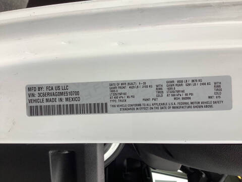 2021 RAM ProMaster 1500 136 WB