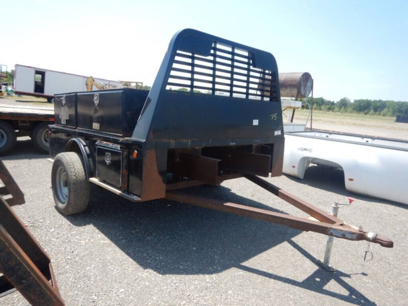 Skirted Flatbed Single Axle Trailer