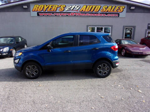 2020 Ford EcoSport for sale at ROYERS 219 AUTO SALES in Dubois PA