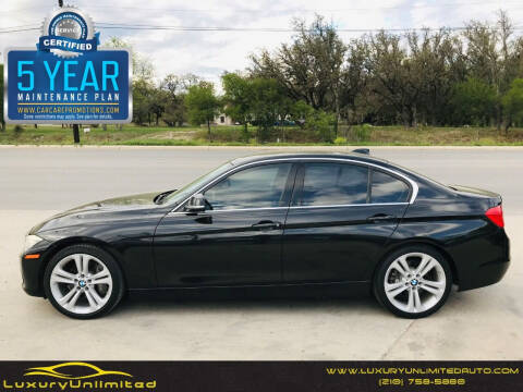 2015 BMW 3 Series for sale at LUXURY UNLIMITED AUTO SALES in San Antonio TX