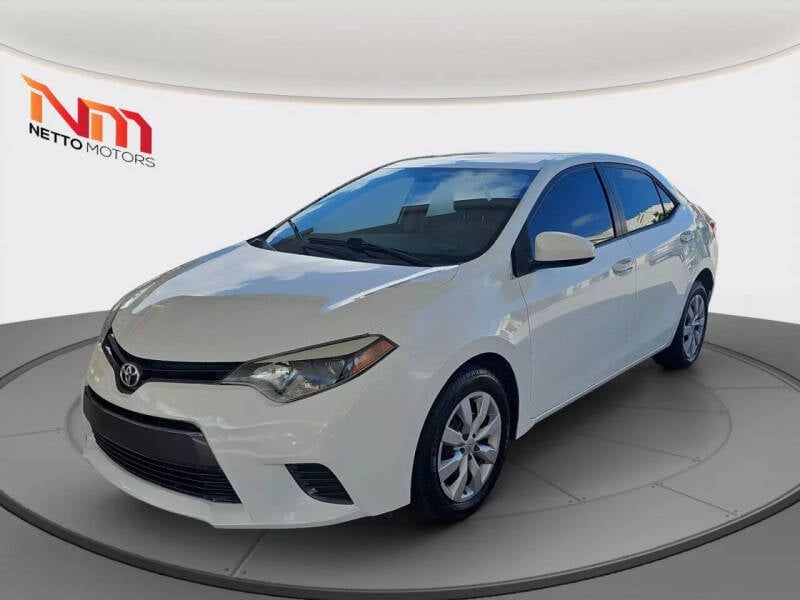 2015 Toyota Corolla for sale at Netto Motors in West Palm Beach FL