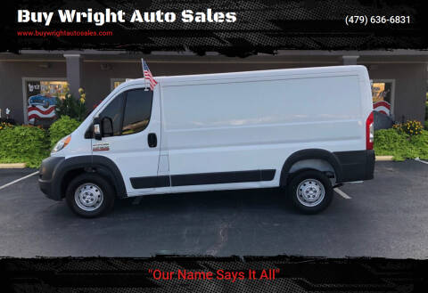 2017 RAM ProMaster for sale at Buy Wright Auto Sales in Rogers AR