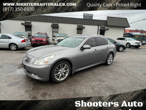 2008 Infiniti G35 for sale at Shooters Auto Sales in Fort Worth TX