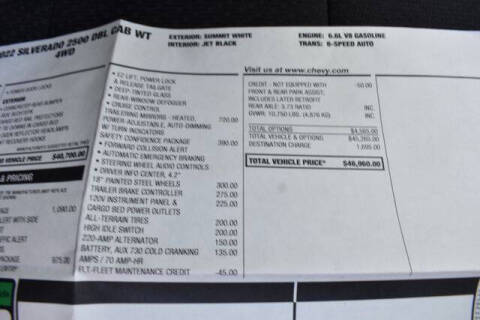 2022 Chevrolet Silverado 2500HD