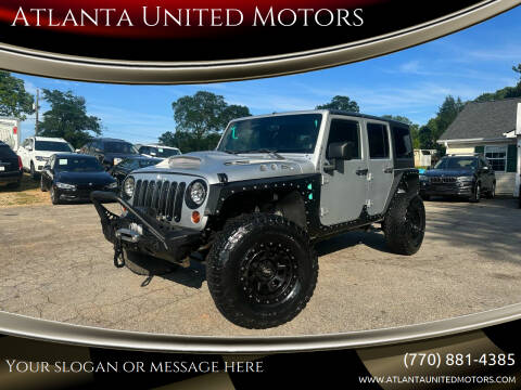 2012 Jeep Wrangler Unlimited for sale at Atlanta United Motors in Jefferson GA