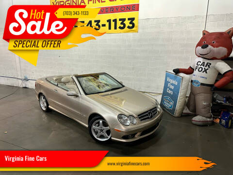 2004 Mercedes-Benz CLK for sale at Virginia Fine Cars in Chantilly VA