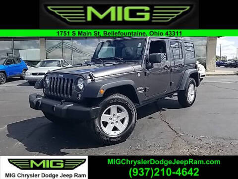 2017 Jeep Wrangler Unlimited for sale at MIG Chrysler Dodge Jeep Ram in Bellefontaine OH