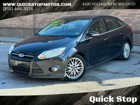 2012 Ford Focus for sale at Quick Stop Motors in Kansas City MO