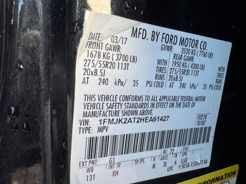 2017 Ford Expedition EL Limited