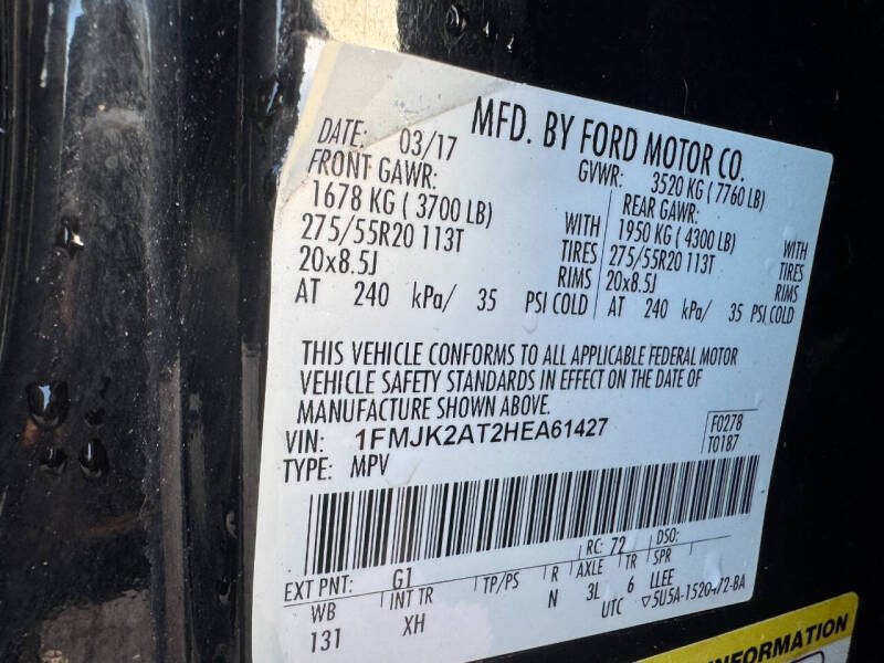 2017 Ford Expedition EL Limited