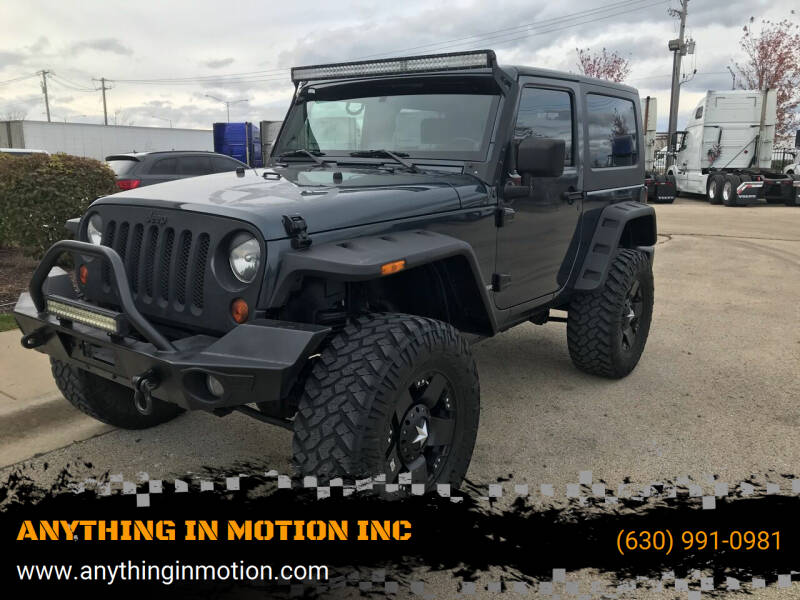 2008 Jeep Wrangler for sale at ANYTHING IN MOTION INC in Bolingbrook IL