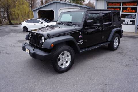2014 Jeep Wrangler Unlimited for sale at Autos By Joseph Inc in Highland NY