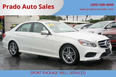 2014 Mercedes-Benz E-Class for sale at Prado Auto Sales in Miami FL