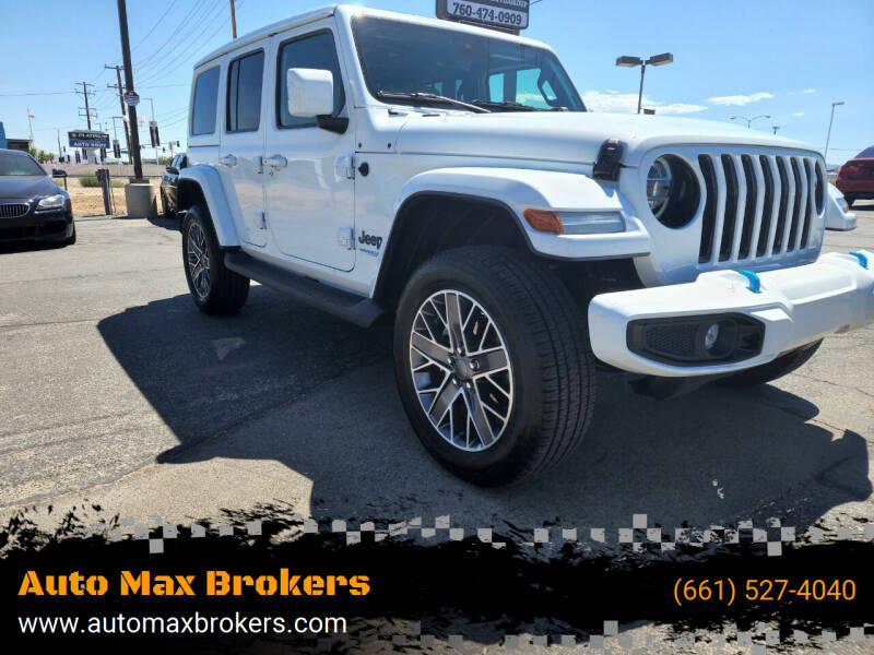 2022 Jeep Wrangler Unlimited for sale at Auto Max Brokers in Palmdale CA
