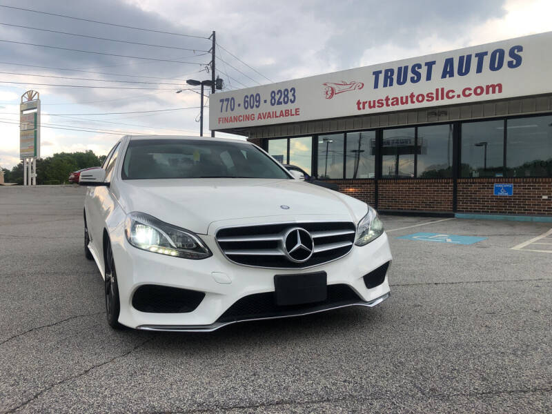 2014 Mercedes-Benz E-Class for sale at Trust Autos, LLC in Decatur GA