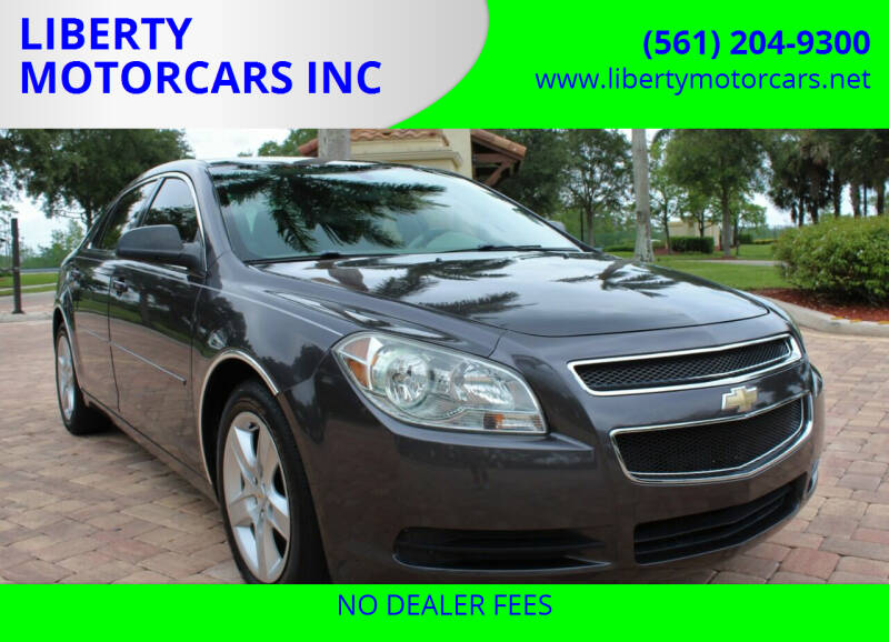 2010 Chevrolet Malibu for sale at LIBERTY MOTORCARS INC in Royal Palm Beach FL