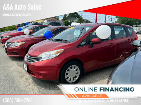 2014 Nissan Versa Note for sale at A&A Auto Sales in Fairhaven MA