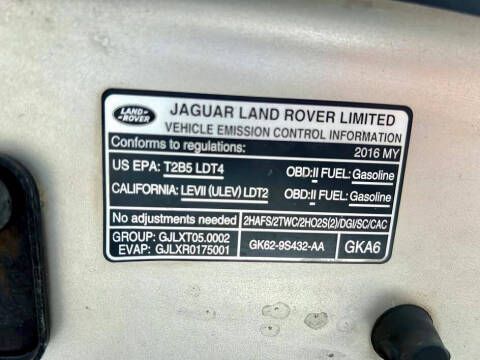 2016 Land Rover Range Rover Supercharged