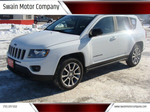 2016 Jeep Compass for sale at Swain Motor Company in Cherokee IA