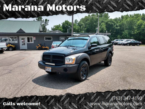 2005 Dodge Durango for sale at Marana Motors in Princeton MN