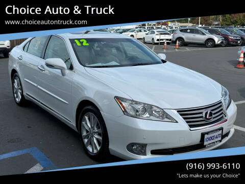 2012 Lexus ES 350 for sale at Choice Auto & Truck in Sacramento CA