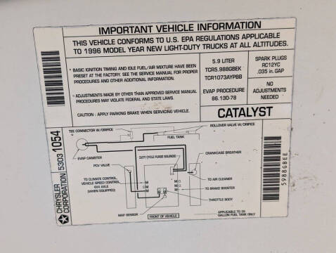 1996 Dodge Ram Van 3500
