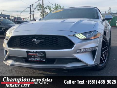 2019 Ford Mustang for sale at CHAMPION AUTO SALES OF JERSEY CITY in Jersey City NJ