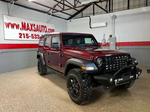 2022 Jeep Wrangler Unlimited for sale at MAX'S AUTO SALES LLC - Reconstructed in Philadelphia PA