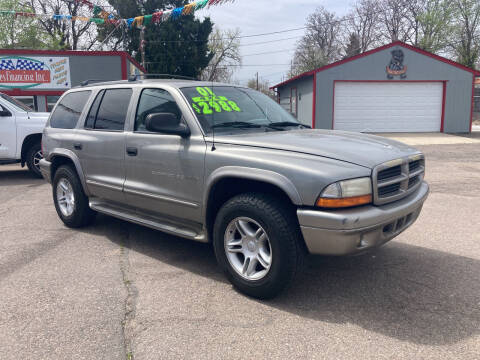 2001 Dodge Durango for sale at FUTURES FINANCING INC. in Denver CO
