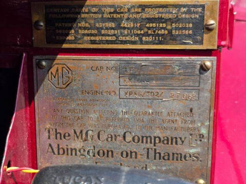 1953 MG TD