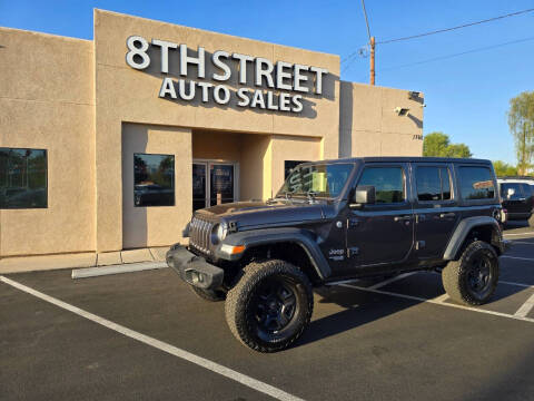 2018 Jeep Wrangler Unlimited for sale at 8TH STREET AUTO SALES in Yuma AZ