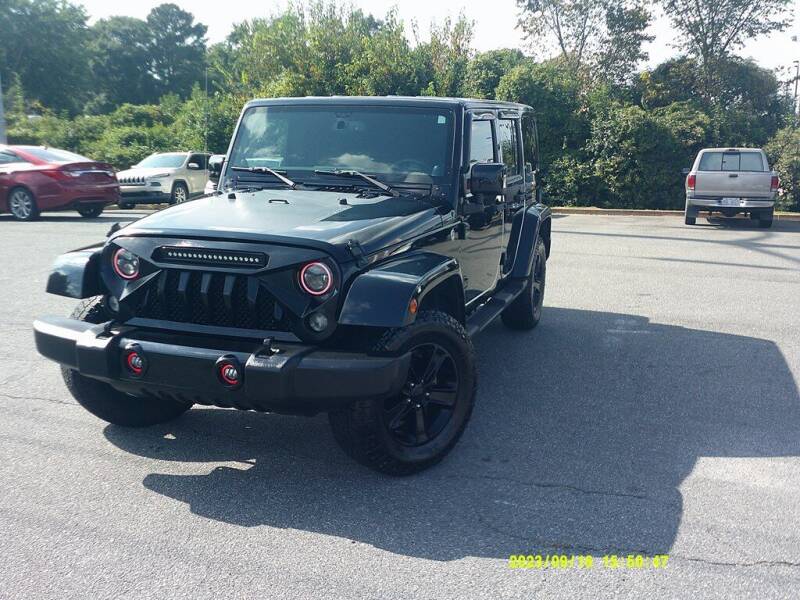 2014 Jeep Wrangler Unlimited for sale at Auto America in Charlotte NC