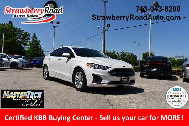 2020 Ford Fusion for sale at Strawberry Road Auto Sales in Pasadena TX