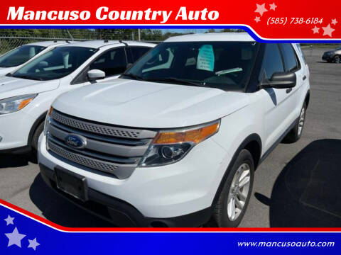 2015 Ford Explorer for sale at Mancuso Country Auto in Batavia NY
