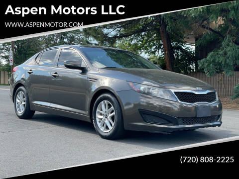 2011 Kia Optima for sale at Aspen Motors LLC in Denver CO