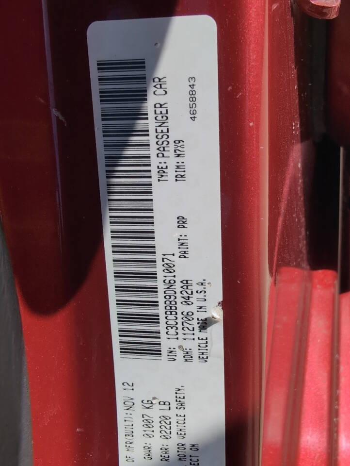 Red 2013 Chrysler 200 Touring Touring 4dr Sedan 16