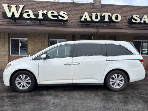 2016 Honda Odyssey for sale at Wares Auto Sales INC in Traverse City MI
