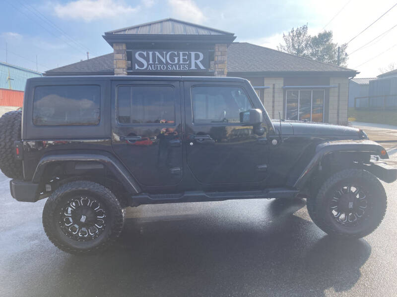 2014 Jeep Wrangler Unlimited for sale at Singer Auto Sales in Caldwell OH