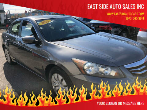 2012 Honda Accord for sale at EAST SIDE AUTO SALES INC in Paterson NJ